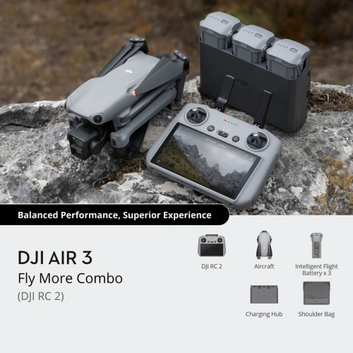Квадрокоптер DJI Air 3 (DJI RC-N2)